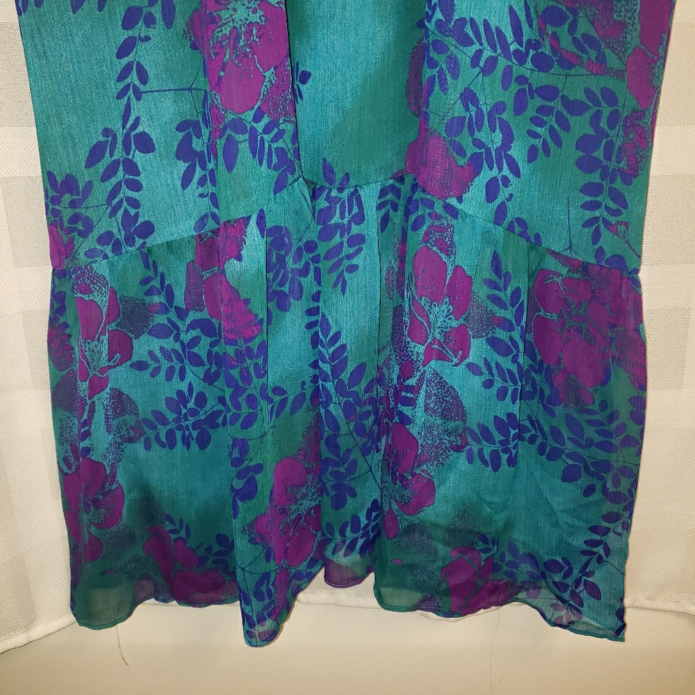 Express Lightweight Ruffled Strappy Dress NWOT - Picture 6 of 6